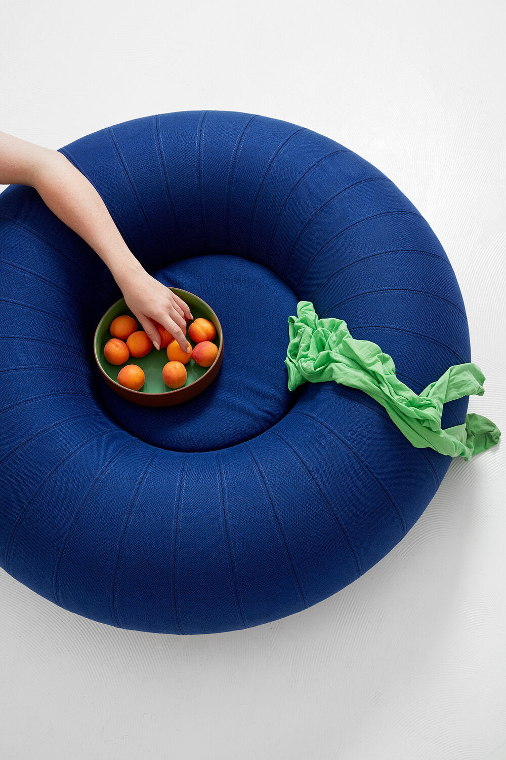 Float puf, Blue - 35x120 cm.